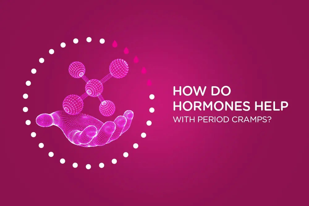 How do hormones help with period cramps?