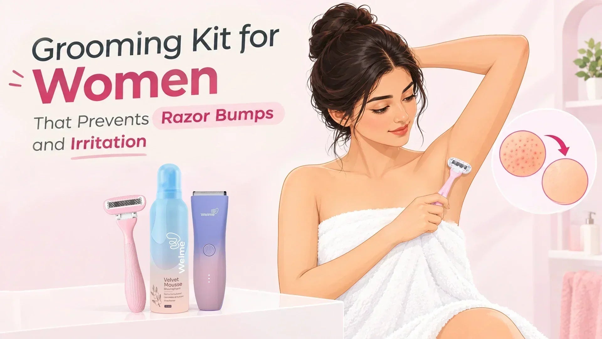 Grooming kit for women
